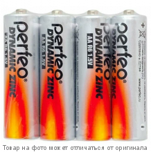 Батарейки Perfeo R06 4BL Dynamic Zinc АА (4шт в блистере)