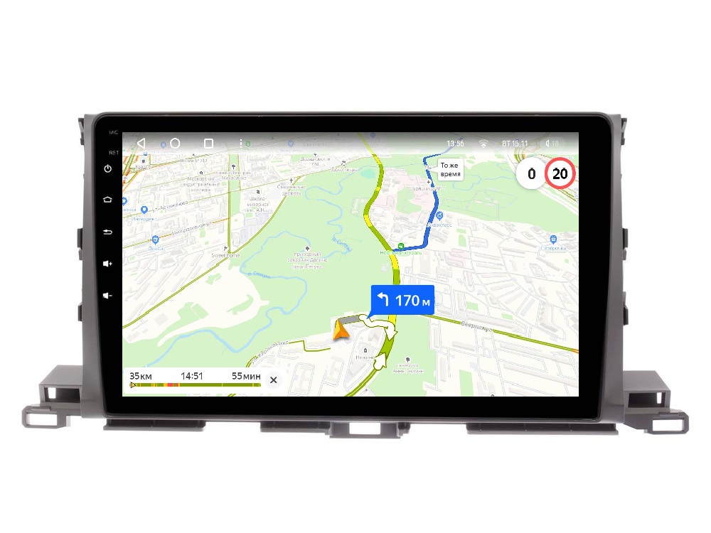 Toyota Highlander 2013—2020 экран 10 дюймов на Android 10 NaviPilot Droid10 ULTRA  6/128 Гб. Магнитола