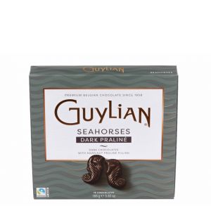Морские коньки из горького шоколада c начинкой пралине Guylian SeaHorses Dark Praline 165 г - Бельгия