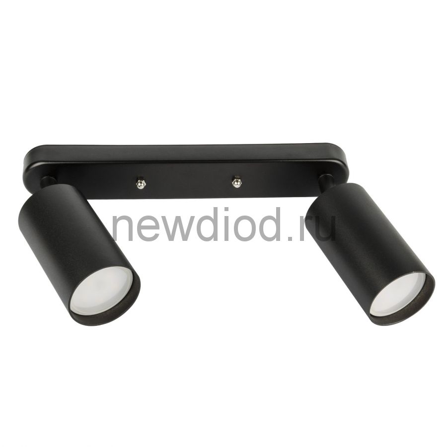 Светильник декоративный накл серии Sotto DLC-S620 GU10x2 BLACK без лампы GU10x2шт черный