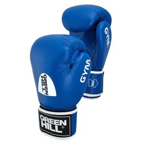 Боксерские перчатки Green Hill  BGG-2018 GYM синие 10 oz