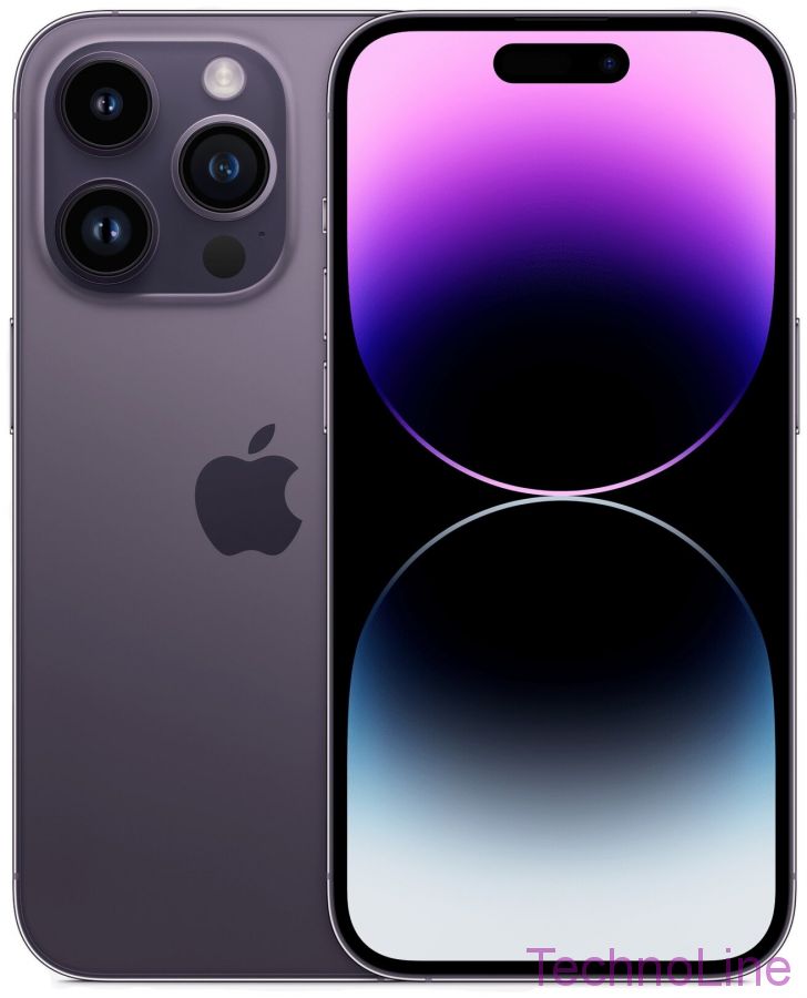 Смартфон Apple iPhone 14 Pro 256 ГБ, глубокий фиолетовый (2SIM)