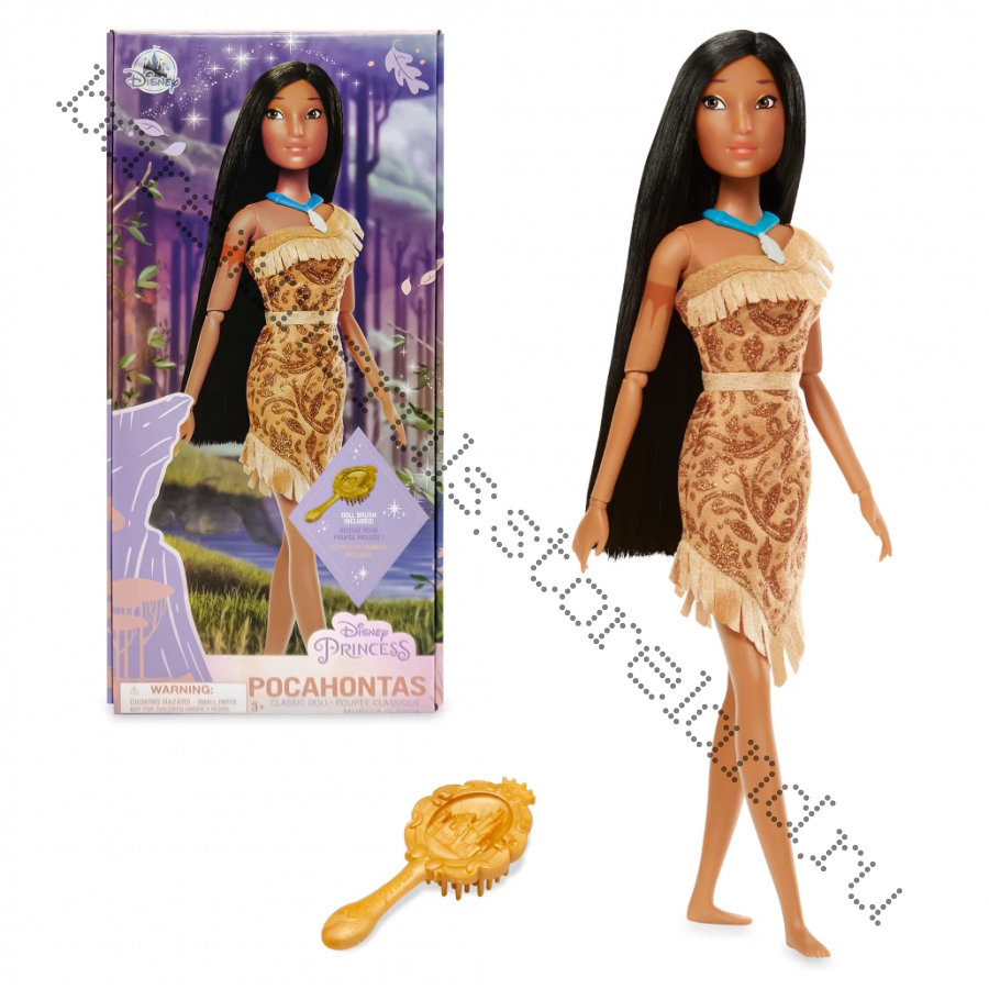 Кукла Покахонтас с расческой
