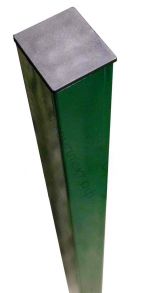 Столб 60*40*1,4*2500 GL с 5 отверстиями RAL 6005 (зеленый)