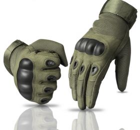 Перчатки тактические с карбоновой защитой камуфляж