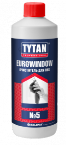 Очиститель для ПВХ № 5 сильнорастворяющий TYTAN Professional EUROWINDOW, 950 мл