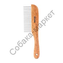 Расческа Artero с редкими зубцами и деревянной ручкой