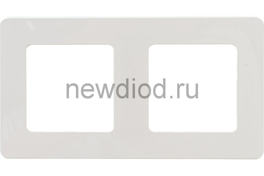 INSPIRIA Слоновая кость Рамка - 2 поста Legrand