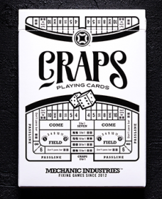 Craps Playing Cards (Online Instructions) by Mechanic Industries