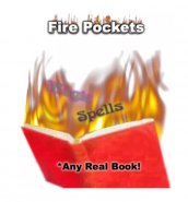 Гиммик для Огненной книги (для любой книги) - Any Book - Fire Book Gimmick - Fire Pockets