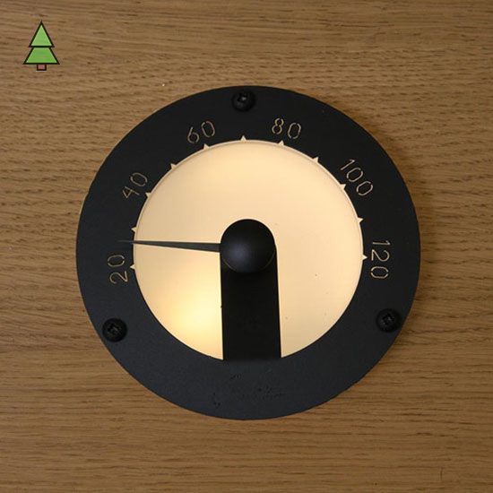 Термометр с подсветкой Cariitti, черный