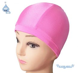 Текстильная шапочка для плавания (розовый)