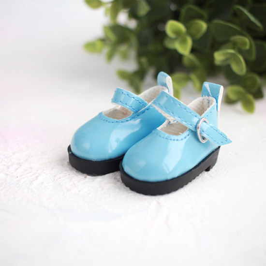 Обувь для кукол - Сандалии голубые, 4,5 см.