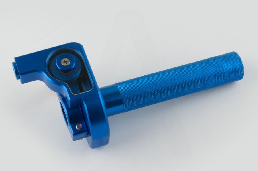 Ручка газа короткоходная (тюнинг) (синяя)