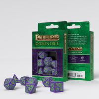 Набор кубиков Pathfinder Goblin Purple/Green (7шт)