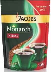 Кофе растворимый JACOBS MONARCH 150г Intense м/у