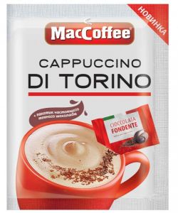 Напиток кофейный MACCOFFEE 25г Сappuccino di Torino м/у