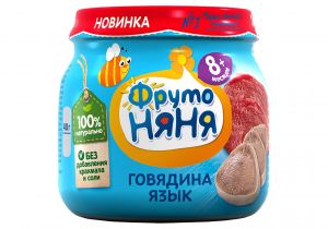ДП Пюре ФРУТОНЯНЯ 80г Хек с 8 мес ст/б