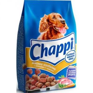 Корм для собак CHAPPI 600г сытный мясной обед мясное изобилие