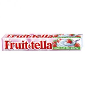 Жевательная конфета FRUITTELLA 41г Йогурт-клубника