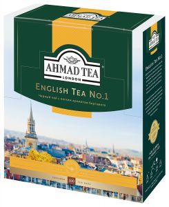 Чай черный в пакетиках AHMAD 100х2г Английский №1