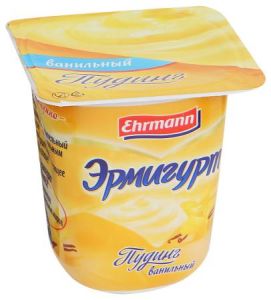 Продукт йогуртный Пудинг ЭРМИГУРТ 100г 3% Ваниль