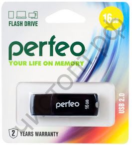 флэш-карта Perfeo 16GB C09 Black