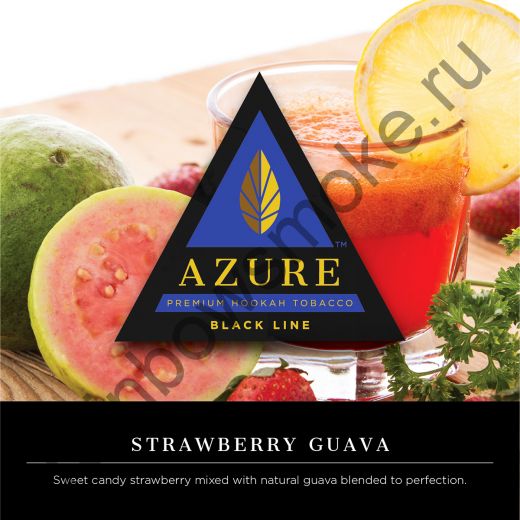 Azure Black 250 гр - Strawberry Guava (Клубника и Гуава)