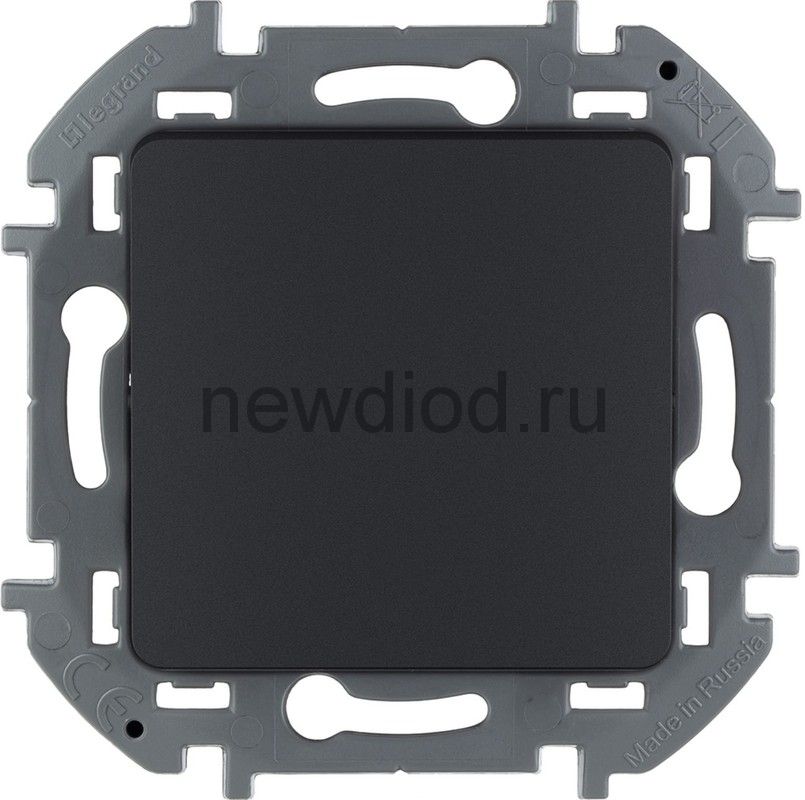 INSPIRIA Антрацит Переключатель одноклавишный 10 AX - 250 В Legrand