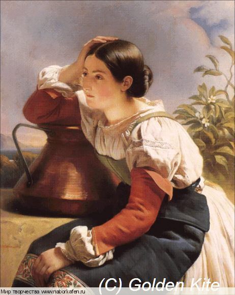 Набор для вышивания "1522 Young Italian Girl by the Well"