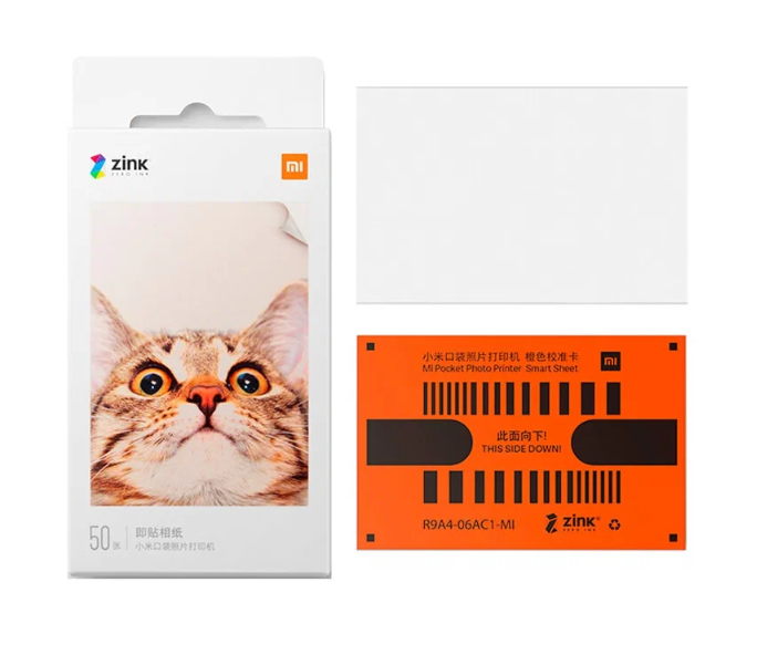 Фотобумага для принтера Xiaomi Mi Portable Photo Printer (50 листов в упаковке)