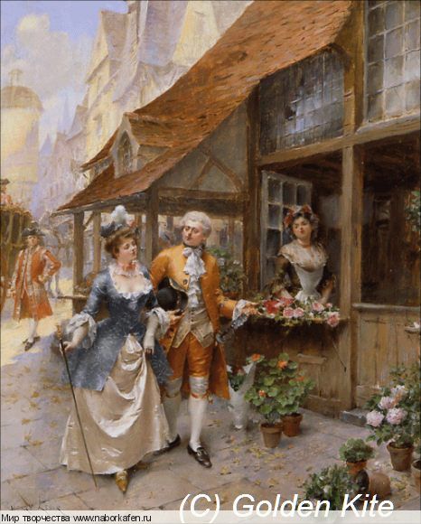 Набор для вышивания "1612 Passing the Flower Shop"