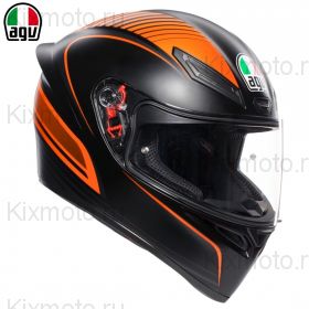 Шлем AGV K1 S Warmup, Чёрно-оранжевый