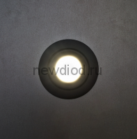 Точечный Светильник Loft 9580 95mm Алюминий под лампы GU10 GU5.3 КРУГ поворотный ЧЕРНЫЙ Oreol