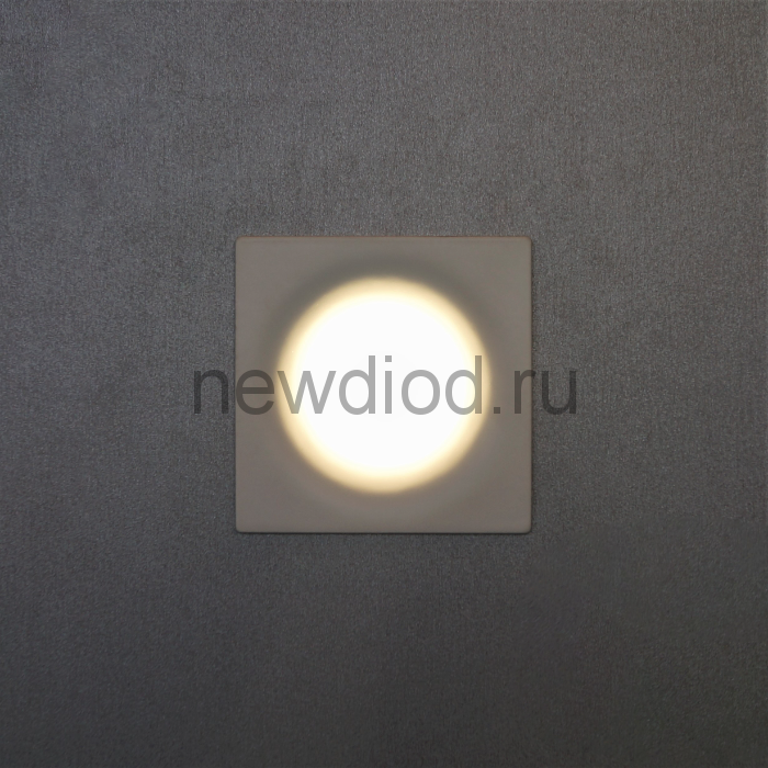 Точечный Светильник Loft 8574 85mm Алюминий под лампы GU10 GU5.3 КВАДРАТ БЕЛЫЙ Oreol