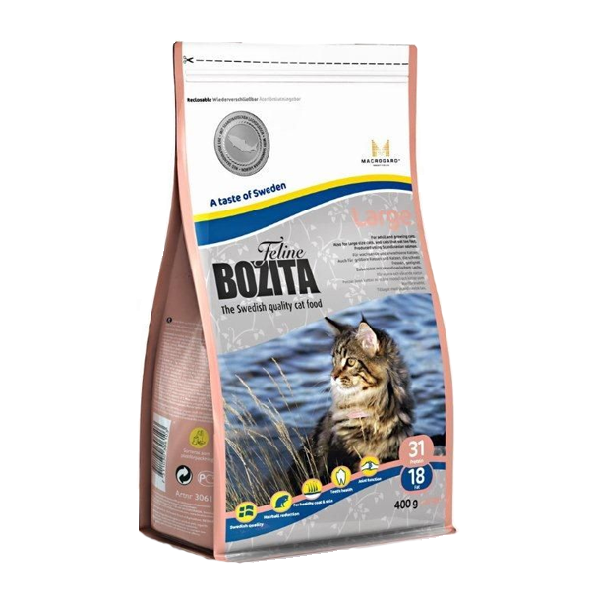 Сухой корм для кошек крупных пород Bozita Large с лососем