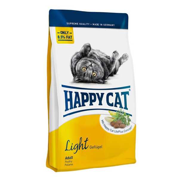 Сухой корм для кошек Happy Cat Fit & Well Light облегченный с птицей