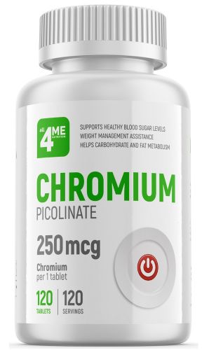 Пиколинат Хрома Chromium Picolinate 250 мкг 120 таблеток ALL4ME Nutrition