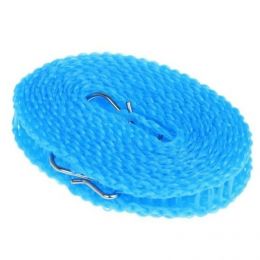 Бельевая верёвка для плечиков 5мБельевая верёвка для плечиков 5м, цвет голубой