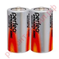 Батарейка солевая Perfeo R14/2SH Dynamic Zinc (спайка цена за 2 шт)