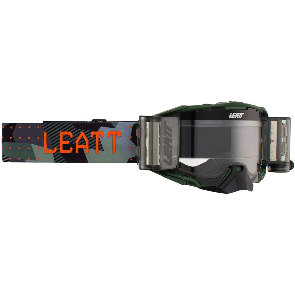 Leatt Velocity 6.5 Roll-Off Cactus (2024) очки для мотокросса и эндуро с системой грязеочистки