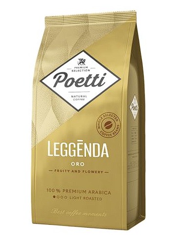 Кофе Poetti Leggenda Oro в зернах, 1 кг