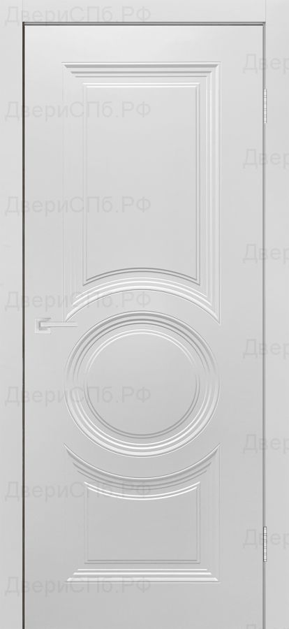 Дверь ПГ Антика эмаль белая