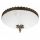 Светильник Потолочный Arte Lamp Crown A4541PL-3AB Античная Бронза, Белый с Неокрашенным Рисунком / Арт Ламп