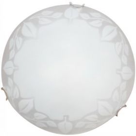 Светильник Настенно-Потолочный Arte Lamp Leaves A4020PL-1CC Хром, Белый с Рисунком / Арт Ламп