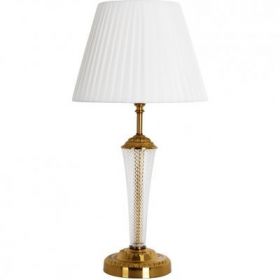 Лампа Настольная Arte Lamp Gracie A7301LT-1PB Полированная Медь, Белый / Арт Ламп