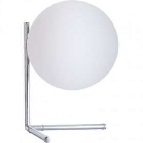 Лампа Настольная Arte Lamp Bolla-Unica A1921LT-1CC Хром, Белый / Арт Ламп
