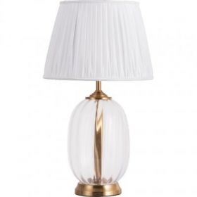 Лампа Настольная Arte Lamp Baymont A5017LT-1PB Полированная Медь, Белый / Арт Ламп