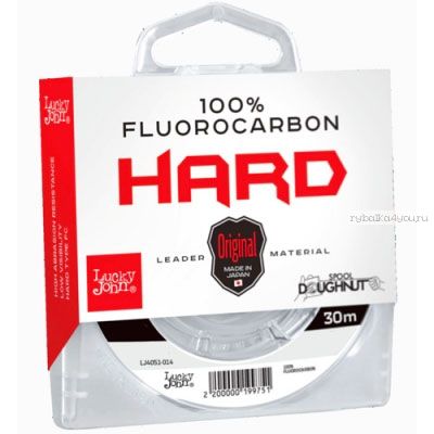Флюорокарбон Lucky John 100% Fluorocarbon Hard 30m
