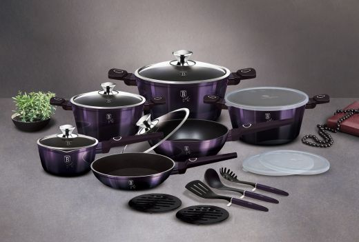 BH 7145 Purple Eclips  Набор посуды 18пр.